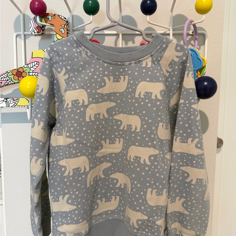Hanna Andersson Skyblue Polar Bear Sweatshirt